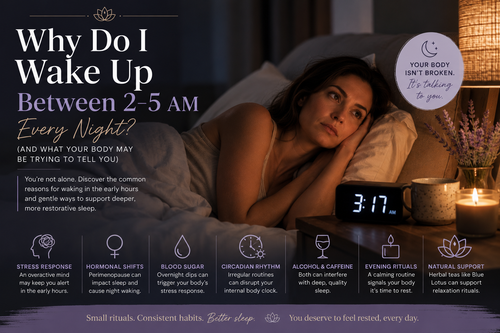 Why Do I Wake Up Between 2–5 AM Every Night? (And What Your Body May Be Trying to Tell You)