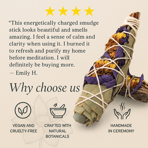 Ritual Blue Lotus Smudge Sticks