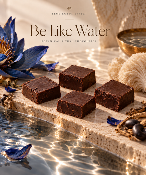 BE LIKE WATER ~ Botanical Chocolates for Ascension JUST BLUE LOTUS